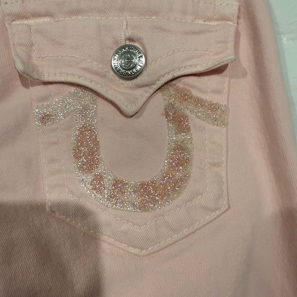 Women's True Religion Blingy 90’s Pink Jeans - Picture 7 of 13